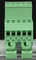 RD 2EDGUVK 5.08MM 2P-24P 300V 15A green color brass terminal block DIN rail terminal block