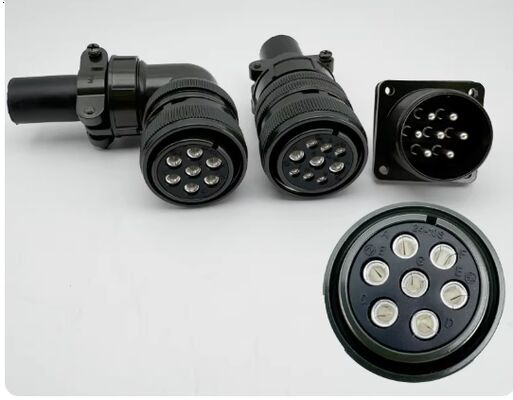 Fanuc four-axis line connector MS3108A28-11S AD25 nylon corrugated tube adapter 22 pins