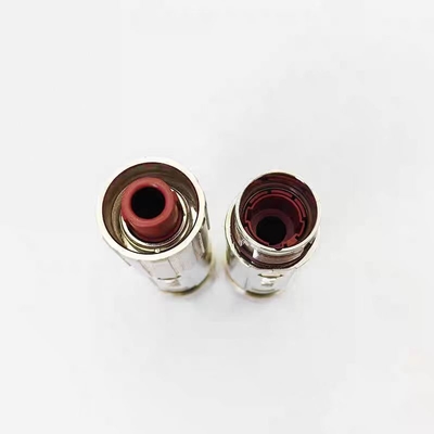 18-24 AWG Single Pin Male And Female Cable Connector For Industrial Automation