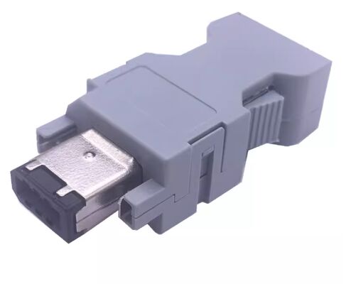 Yaskawa V Series Compatible Servo Motor Connector with Silver and Gold Plated Pins for Industrial Automation