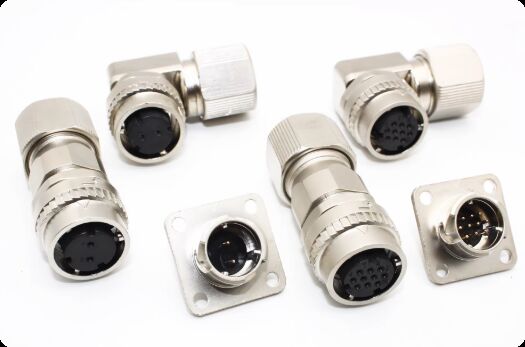 Servo Motor Connector with 10PIN Insulation Resistance and Silver/Gold Contact Plating for Wide Temperature Range (-40℃ to +105℃)