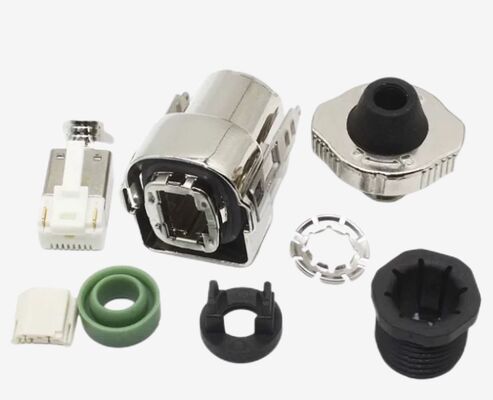 6FX2003 Servo Motor Connector with 1000V Voltage Rating 18-24 AWG Wire Gauge and Panel Mount/Cable Mount Options