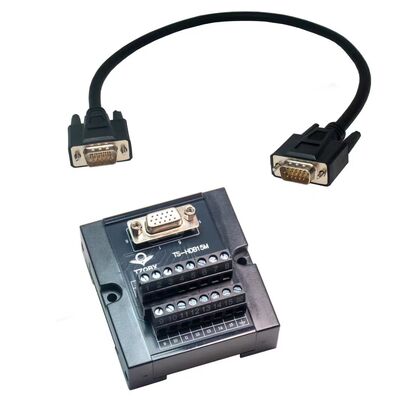 HDB15 pin terminal block Male-to-male/male-to-female connecting cable suitable for Inovance S6-C6 adapter board terminal strip