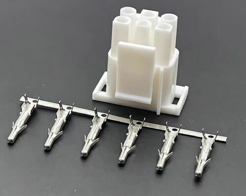 Yaskawa 5 Series with brake plug 350781-1 large 6-pin male and female connector with terminals