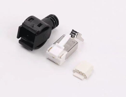 8002-2DC10 DRIVE-CLIQ 8-pin/RJ45 Industrial Crystal Connector with Silver/Gold Plated Pins for Servo Motor in Industrial Automation