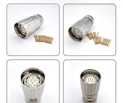 M23 M40 Seriers E P Type Mannelijke Vrouwelijke Servomotorkabelconnectoren