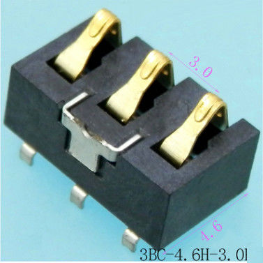 BC van Micro- van de Batterijschakelaar 3P van het de Schakelaarmetaal PCB van Usb de Gouden Kleur met Wit Zwart Huis